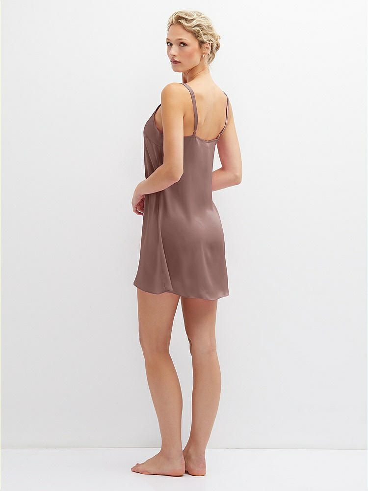 Back View - Sienna Short Whisper Satin Slip