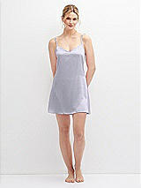 Alt View 5 Thumbnail - Silver Dove Short Whisper Satin Slip