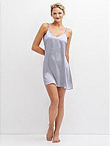 Front View Thumbnail - Silver Dove Short Whisper Satin Slip