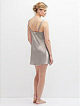 Alt View 7 Thumbnail - Taupe Short Whisper Satin Slip