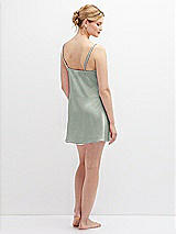 Alt View 7 Thumbnail - Willow Green Short Whisper Satin Slip