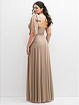 Alt View 3 Thumbnail - Topaz Chiffon Convertible Maxi Dress with Multi-Way Tie Straps