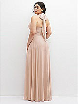 Rear View Thumbnail - Cameo Chiffon Convertible Maxi Dress with Multi-Way Tie Straps