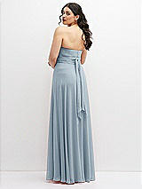 Alt View 6 Thumbnail - Mist Chiffon Convertible Maxi Dress with Multi-Way Tie Straps