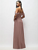 Alt View 6 Thumbnail - Sienna Chiffon Corset Maxi Dress with Removable Off-the-Shoulder Swags