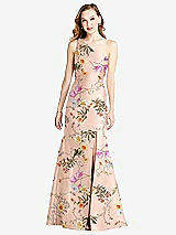 Front View Thumbnail - Butterfly Botanica Pink Sand Bella Bridesmaids Dress BB137