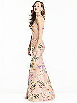 Side View Thumbnail - Butterfly Botanica Pink Sand Bella Bridesmaids Dress BB137