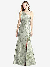 Front View Thumbnail - Sage Cottage Rose Bella Bridesmaids Dress BB137