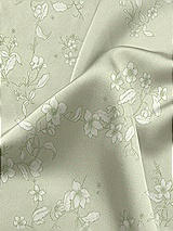 Front View Thumbnail - Vintage Primrose Celadon Neu Stretch Charmeuse Fabric by the Yard