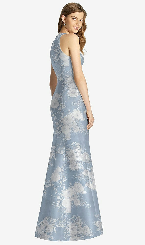 Back View - Porcelain Blue Seraphina Floral BB121FP