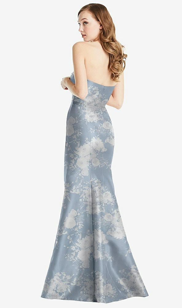 Back View - Porcelain Blue Seraphina Floral BB133FP