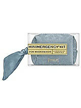 Front View Thumbnail - Dusty Blue Velvet Minimergency Kit for Bridesmaids