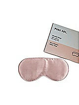 Rear View Thumbnail - Mauve Mulberry Silk Sleep Mask