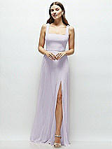 Front View Thumbnail - Moondance Square Neck Chiffon Maxi Dress with Circle Skirt