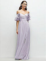 Alt View 1 Thumbnail - Moondance Dramatic Ruffle Edge Strap Chiffon Maxi Dress