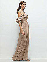 Alt View 2 Thumbnail - Topaz Dramatic Ruffle Edge Strap Chiffon Maxi Dress