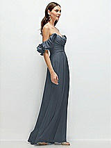 Alt View 2 Thumbnail - Silverstone Dramatic Ruffle Edge Strap Chiffon Maxi Dress