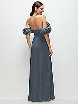 Alt View 3 Thumbnail - Silverstone Dramatic Ruffle Edge Strap Chiffon Maxi Dress