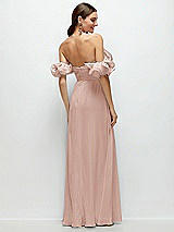 Alt View 3 Thumbnail - Toasted Sugar Dramatic Ruffle Edge Strap Chiffon Maxi Dress