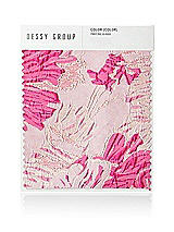 Front View Thumbnail - Hibiscus Pink Multi Hibiscus Pink Floral Jacquard Swatch