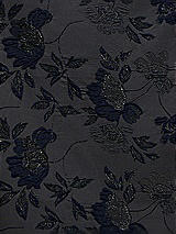 Front View Thumbnail - Noir Midnight Navy Noir Garden Metallic Jacquard Fabric by the Yard