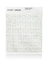 Front View Thumbnail - Ivory Shimmer Luxe Bridal Tweed Swatches