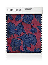 Front View Thumbnail - Burgundy Midnight Floral Heritage Floral Jacquard Swatches
