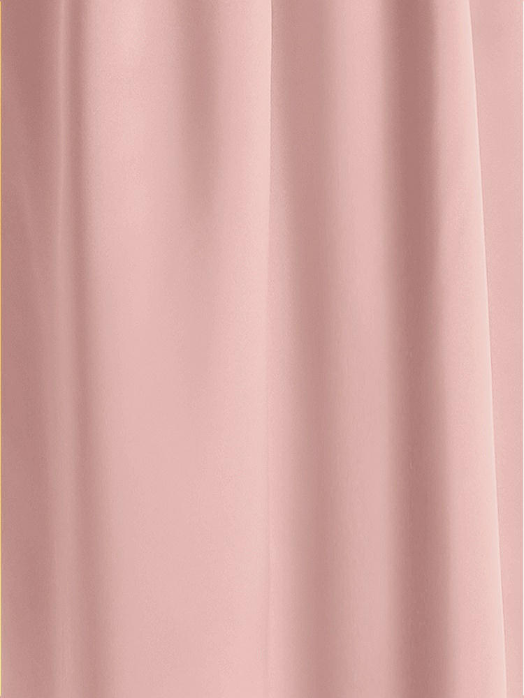 Front View - Rose - PANTONE Rose Quartz Matte Satin Fabric by the Yard