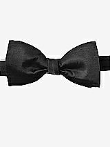 Front View Thumbnail - Black Peau de Soie Bow Ties by After Six