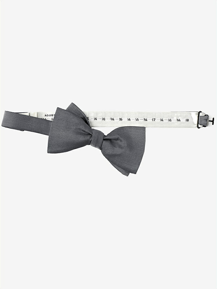 Back View - Ebony Peau de Soie Bow Ties by After Six