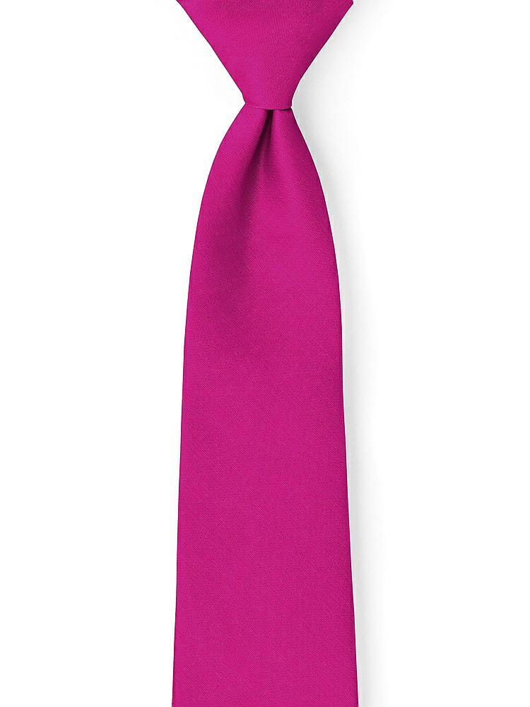 Front View - Cerise Peau de Soie Neckties by After Six