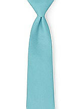 Front View Thumbnail - Aquamarine Peau de Soie Neckties by After Six