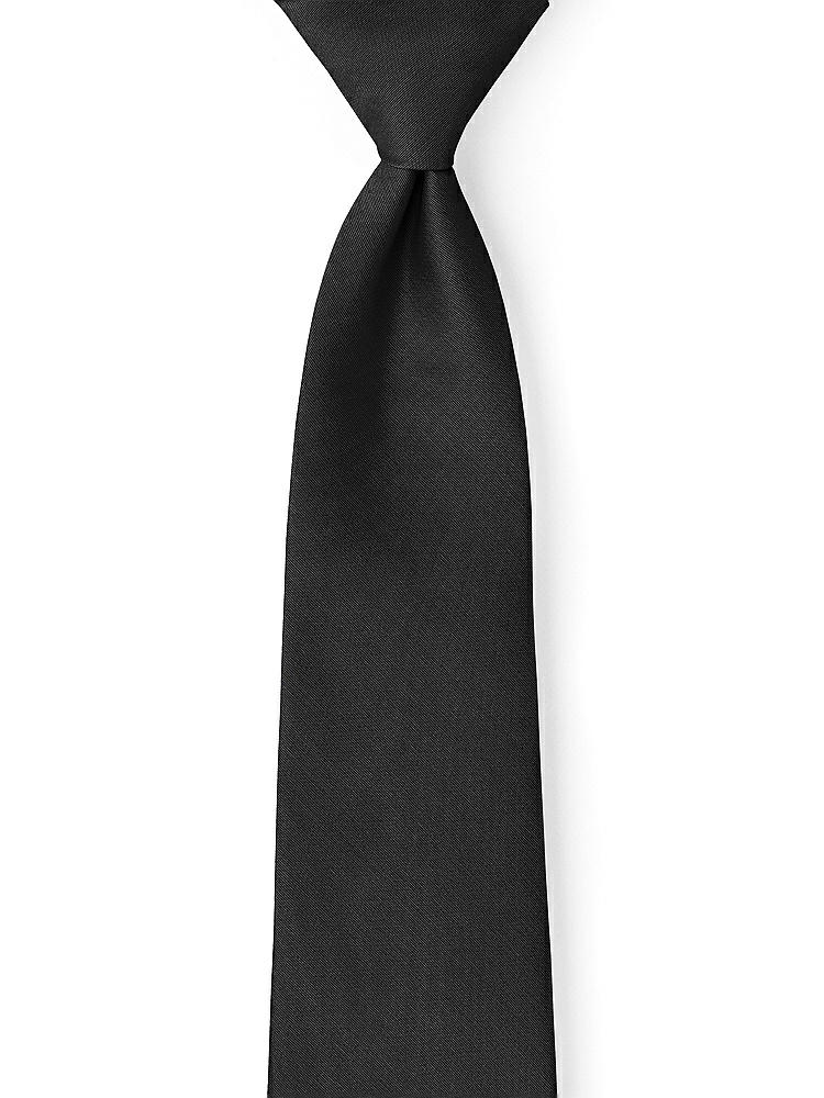 Front View - Black Peau de Soie Neckties by After Six