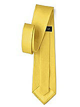 Rear View Thumbnail - Daffodil Peau de Soie Neckties by After Six