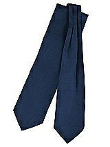 Front View Thumbnail - Midnight Navy Peau de Soie Cravats by After Six