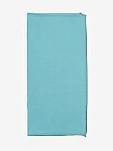 Front View Thumbnail - Aquamarine Peau de Soie Pocket Squares by After Six