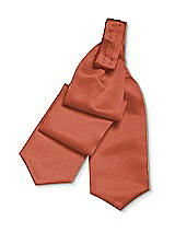 Rear View Thumbnail - Burnt Orange Dupioni Cravats by After Six