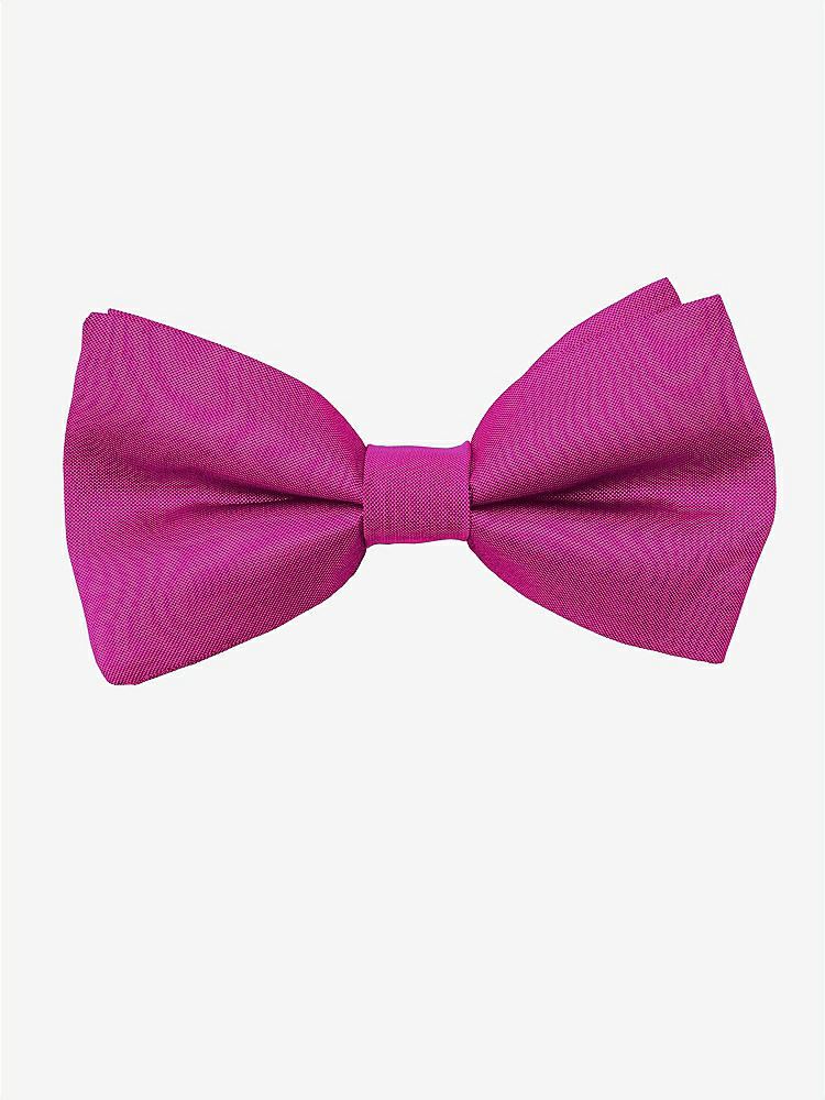 Front View - Cerise Peau de Soie Boy's Clip Bow Tie by After Six