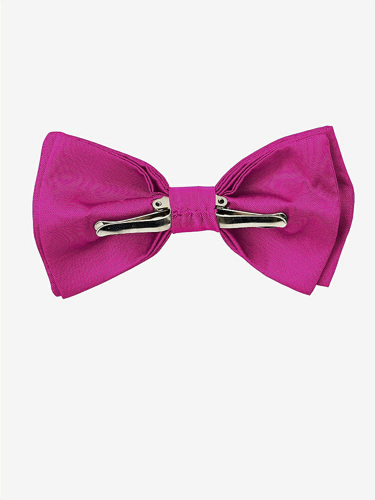 Back View - Cerise Peau de Soie Boy's Clip Bow Tie by After Six