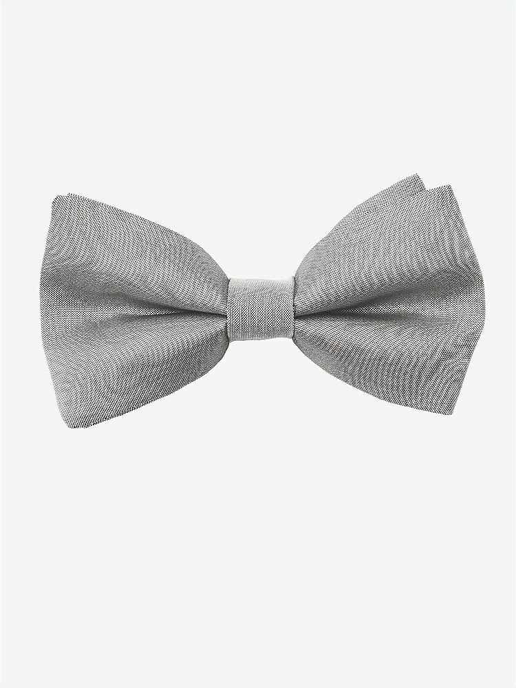 Front View - Chinchilla Peau de Soie Boy's Clip Bow Tie by After Six