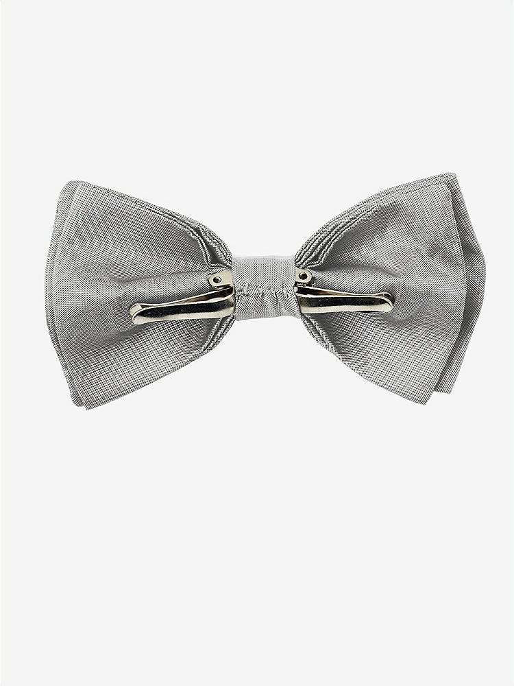 Back View - Chinchilla Peau de Soie Boy's Clip Bow Tie by After Six