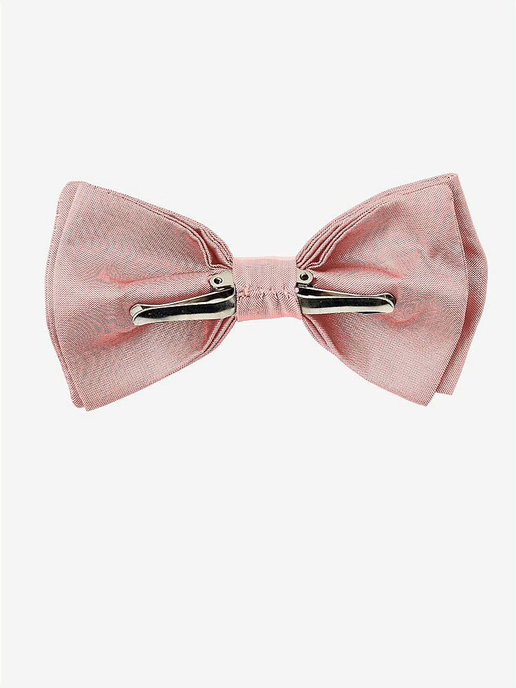 Back View - Apricot Peau de Soie Boy's Clip Bow Tie by After Six