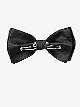 Rear View Thumbnail - Black Peau de Soie Boy's Clip Bow Tie by After Six