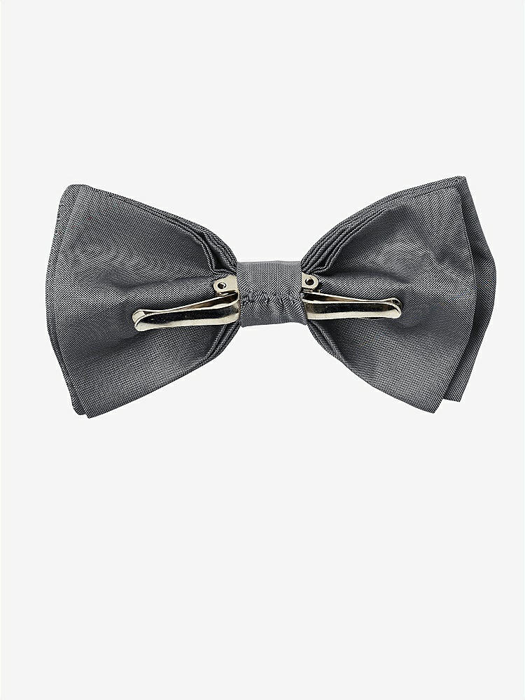 Back View - Ebony Peau de Soie Boy's Clip Bow Tie by After Six