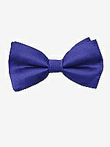 Front View Thumbnail - Electric Blue Peau de Soie Boy's Clip Bow Tie by After Six