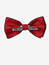 Rear View Thumbnail - Garnet Peau de Soie Boy's Clip Bow Tie by After Six