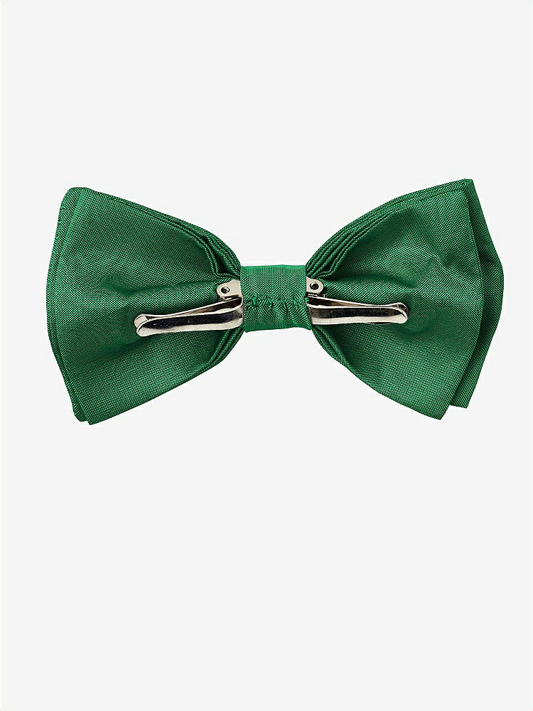 Back View - Pine Green Peau de Soie Boy's Clip Bow Tie by After Six