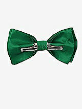 Rear View Thumbnail - Pine Green Peau de Soie Boy's Clip Bow Tie by After Six