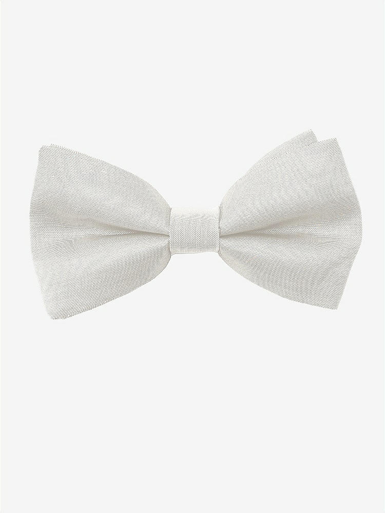 Front View - Snow White Peau de Soie Boy's Clip Bow Tie by After Six