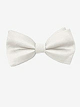 Front View Thumbnail - Snow White Peau de Soie Boy's Clip Bow Tie by After Six